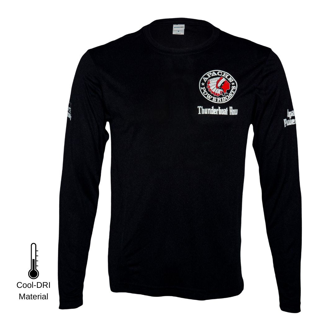 Vintage 1982 Thunderboat Row Performance Long Sleeve | Black
