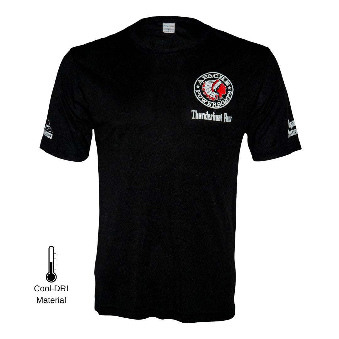 Vintage 1982 Thunderboat Row Performance Tee | Black