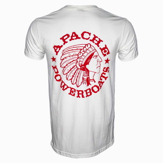 Apache Powerboats Monochromatic Logo Tee | Various Logo Colors