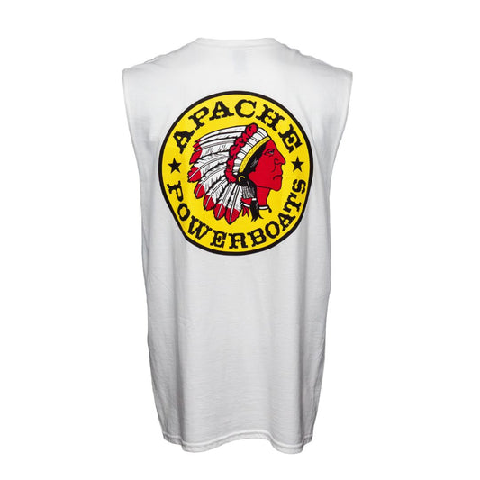 Represent'n Apache Sleeveless Muscle Shirt | Black & White