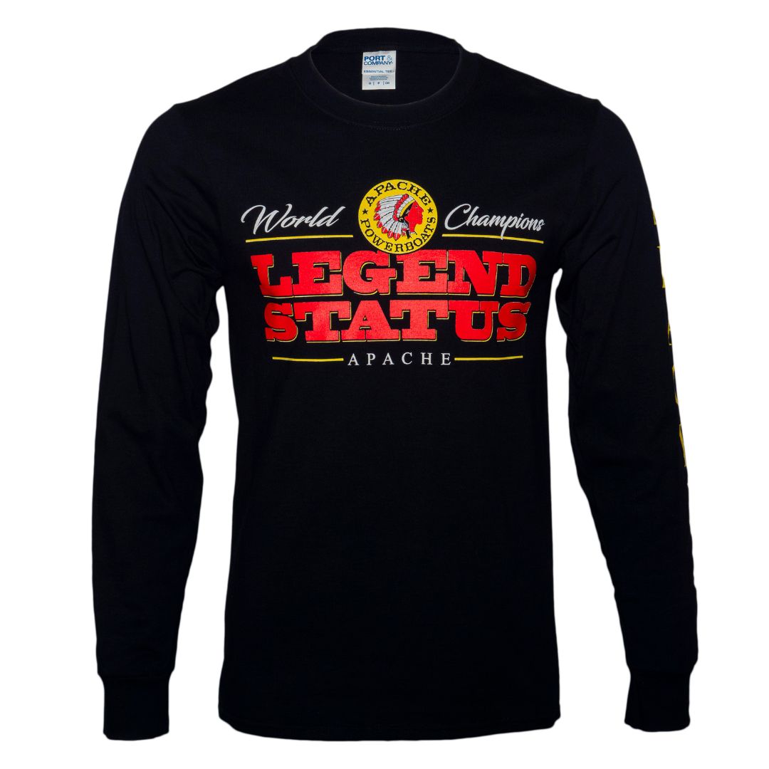 Apache Powerboats LEGEND STATUS Long Sleeve Cotton Shirt