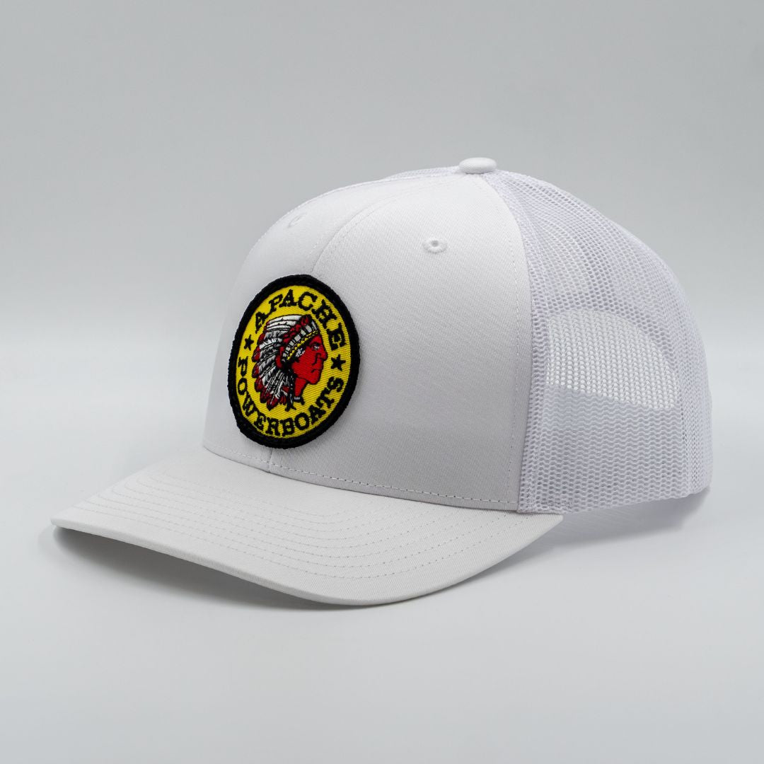 Represent'n Apache Premium Patch Trucker Hat | Black & White