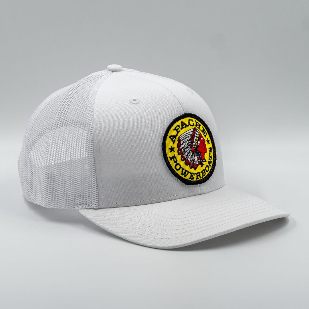 Represent'n Apache Premium Patch Trucker Hat | Black & White