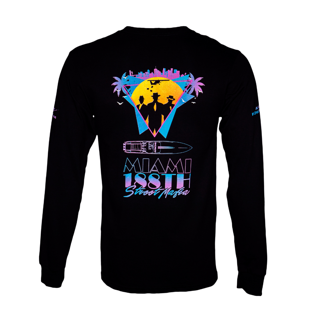 1975 Thunderboat Row Long Sleeve Shirt | Miami Edition V1