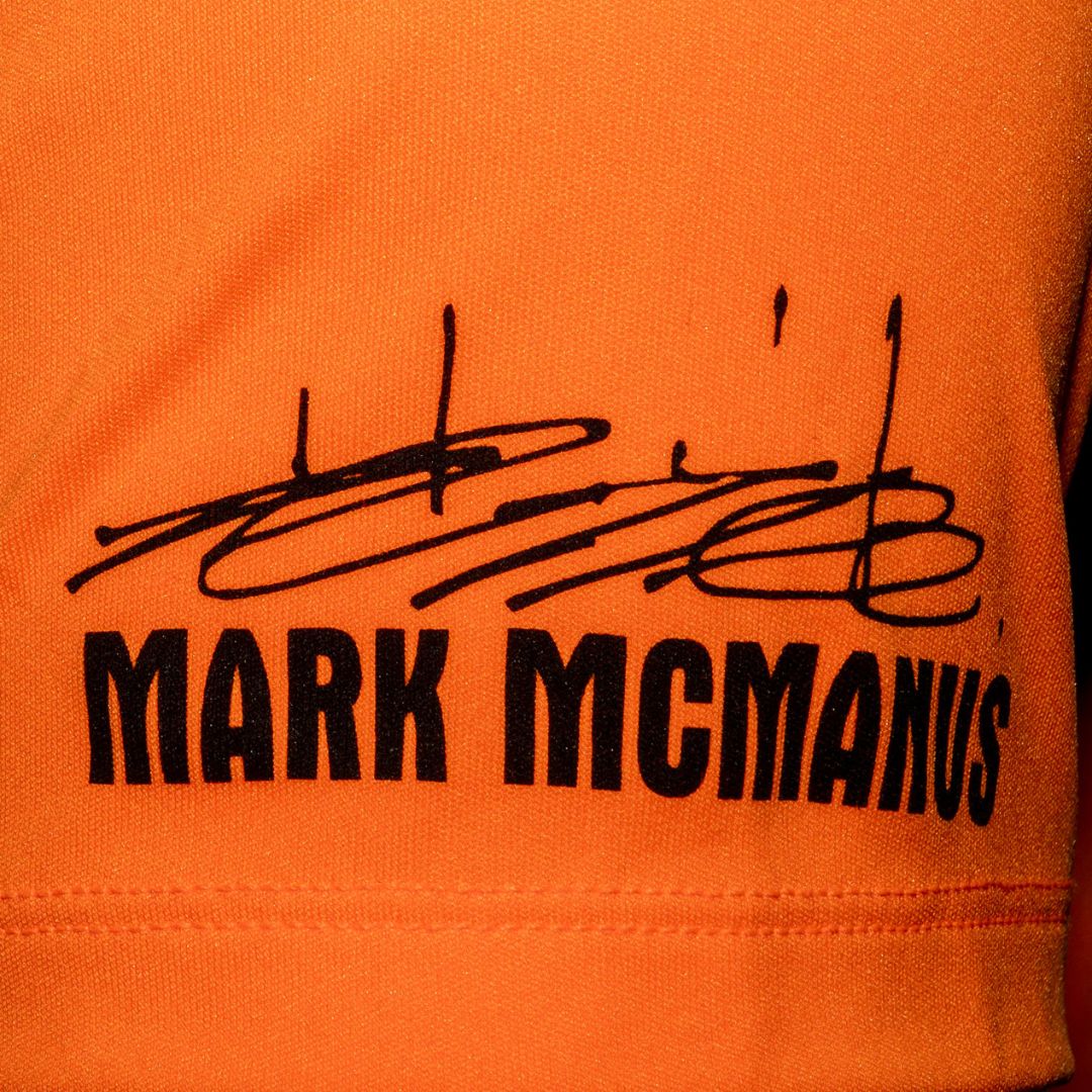 188th Street Mafia | Thunderboat Row Performance Tee | Safety Orange