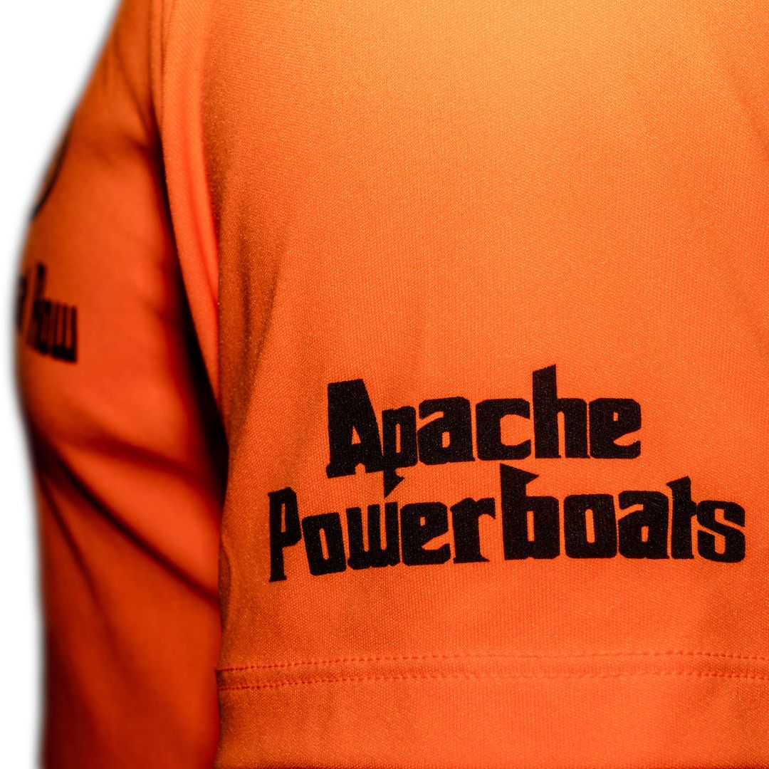 188th Street Mafia | Thunderboat Row Performance Tee | Safety Orange