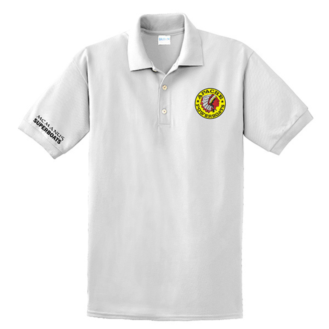Apache Powerboats Captain's Polo | Short Sleeve | Various Colors