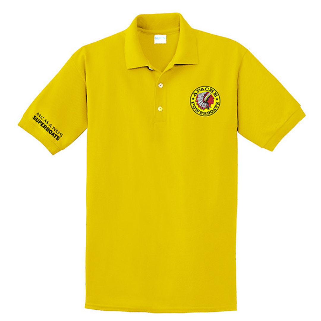 Apache Powerboats Captain's Polo | Short Sleeve | Various Colors