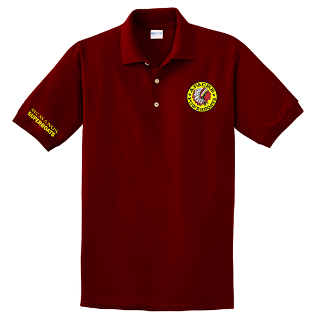 Apache Powerboats Captain's Polo | Short Sleeve | Various Colors
