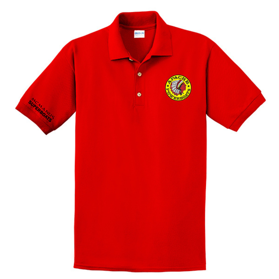 Apache Powerboats Captain's Polo | Short Sleeve | Various Colors