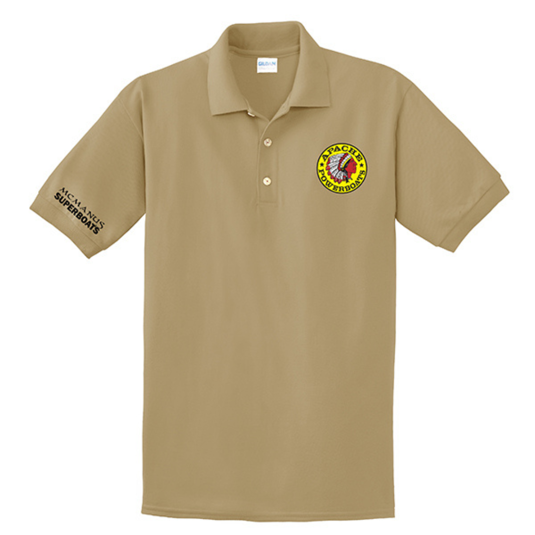 Apache Powerboats Captain's Polo | Short Sleeve | Various Colors