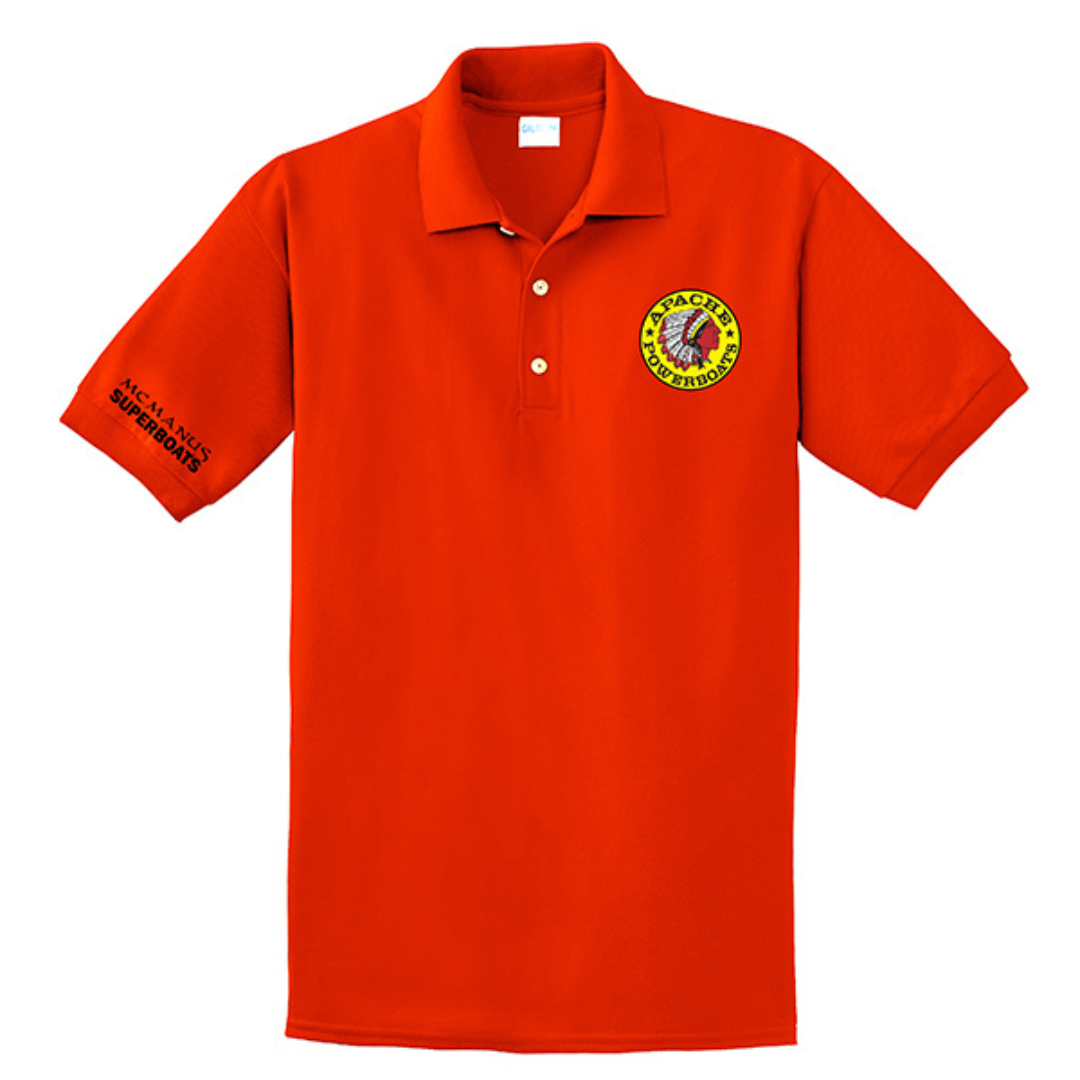 Apache Powerboats Captain's Polo | Short Sleeve | Various Colors