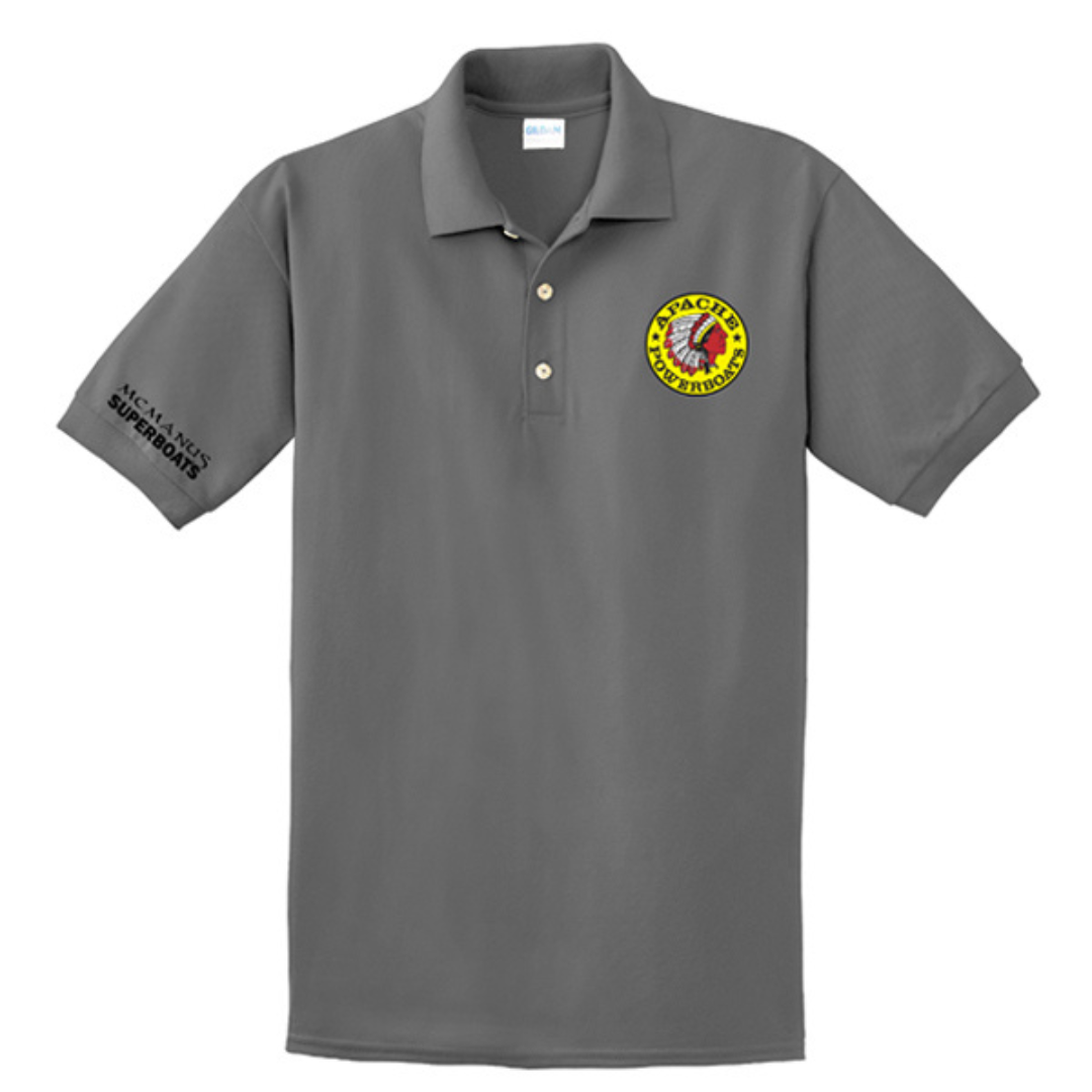 Apache Powerboats Captain's Polo | Short Sleeve | Various Colors