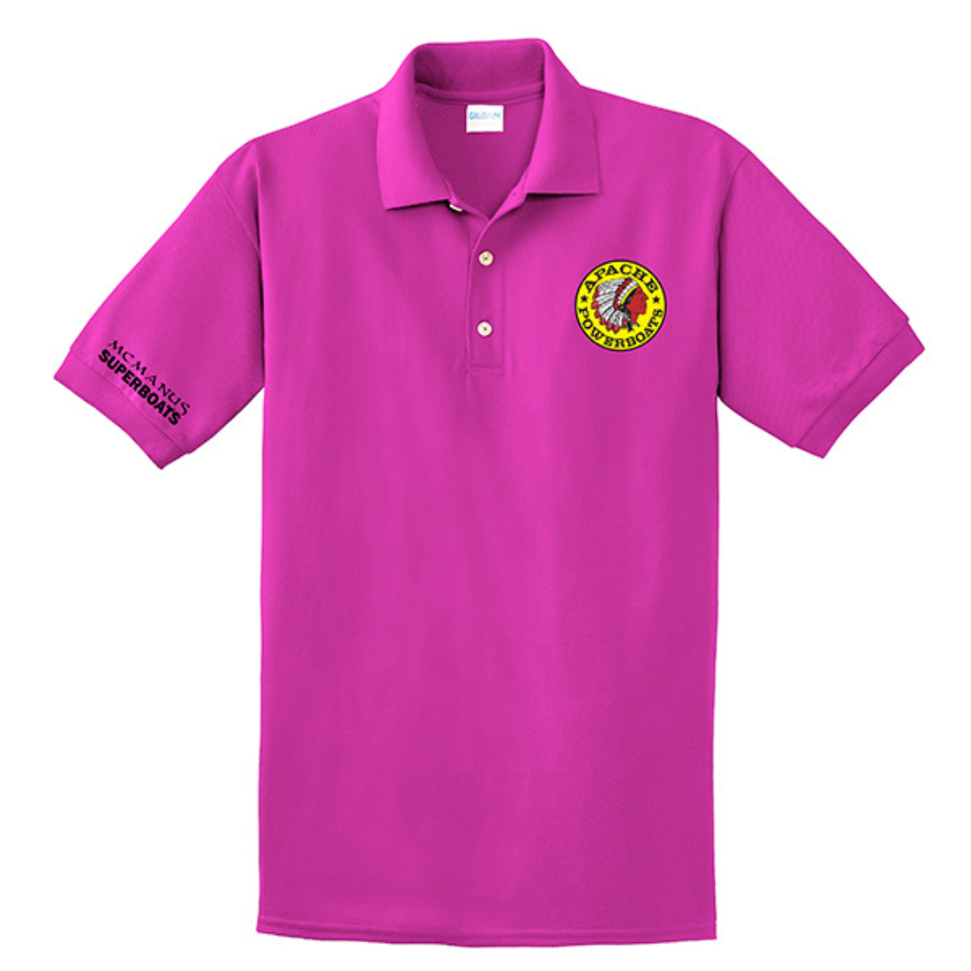 Apache Powerboats Captain's Polo | Short Sleeve | Various Colors
