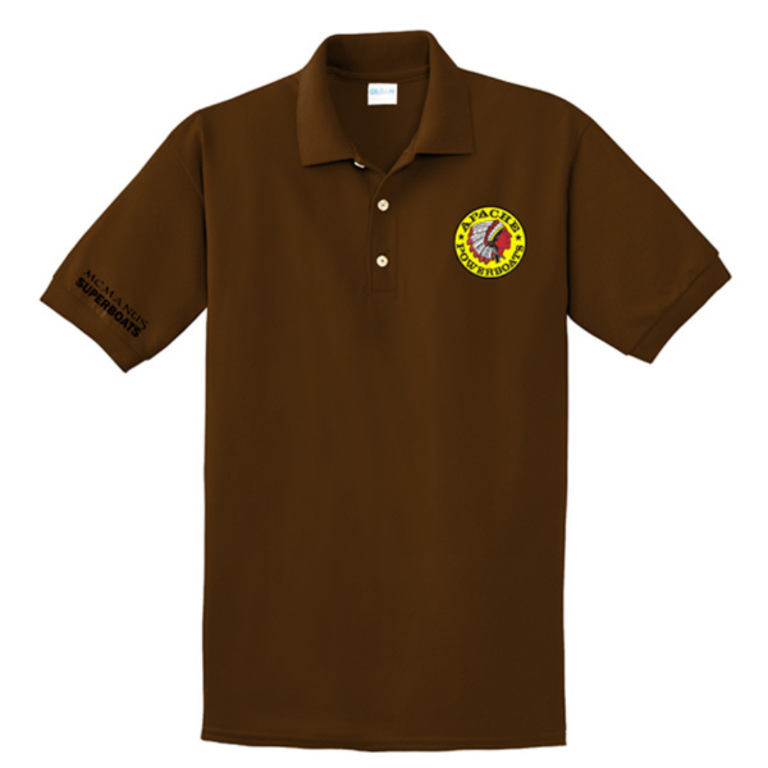 Apache Powerboats Captain's Polo | Short Sleeve | Various Colors