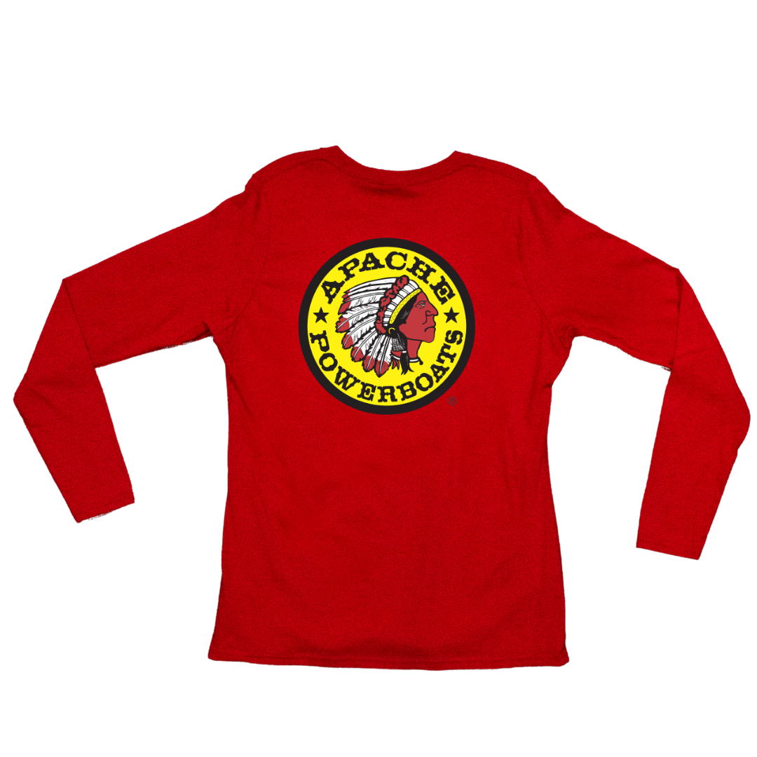 red apache long sleeve