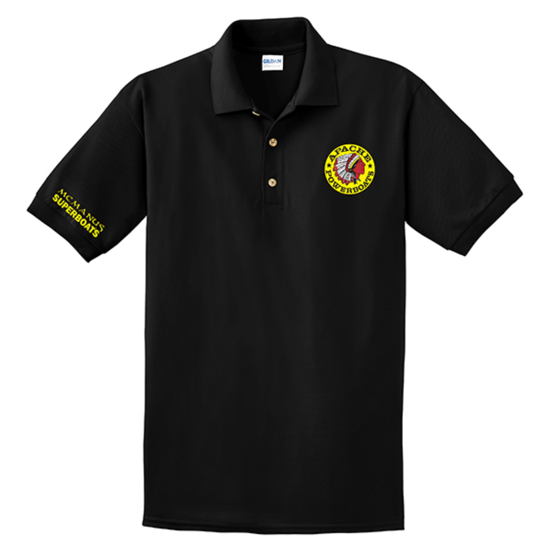 Apache Powerboats Captain's Polo | Short Sleeve | Various Colors