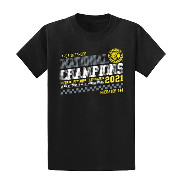 2021 NATIONAL CHAMPIONS Short Sleeve Cotton Tee