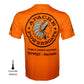 Official World Speed Record Apache Star Tee | Cotton/Performance | Safety Orange