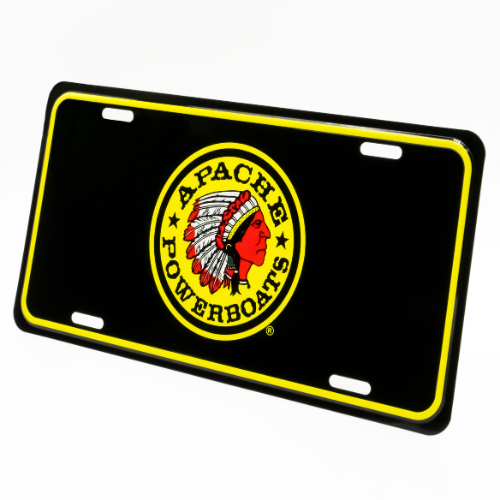 Apache Powerboats License Plate