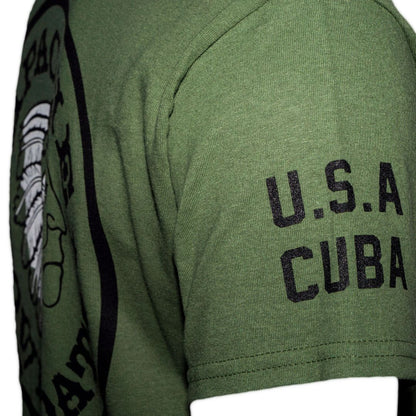 Apache World Speed Record Tee | Military Green