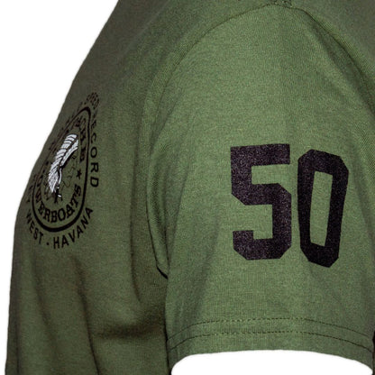 Apache World Speed Record Tee | Military Green