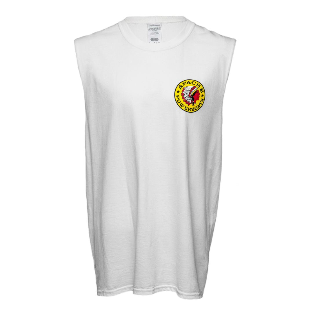 Represent'n Apache Sleeveless Muscle Shirt | Black & White