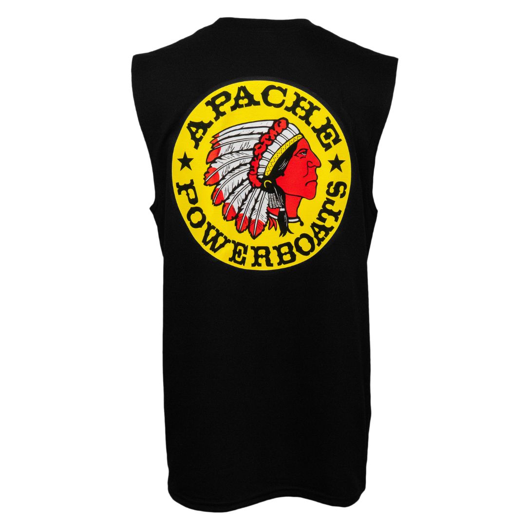 Represent'n Apache Sleeveless Muscle Shirt | Black & White