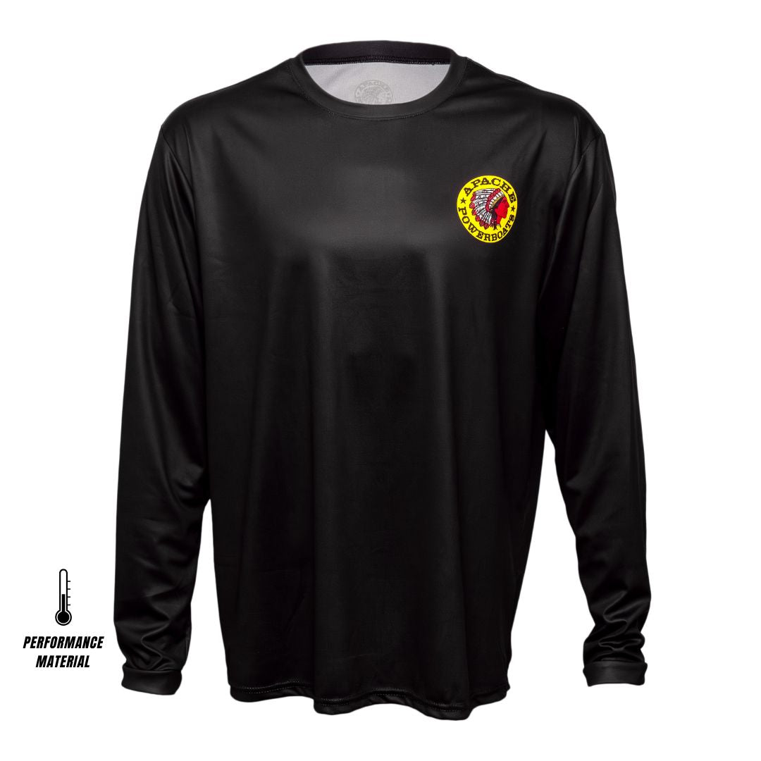 Represent'n Apache Performance Long Sleeve Shirt | Black