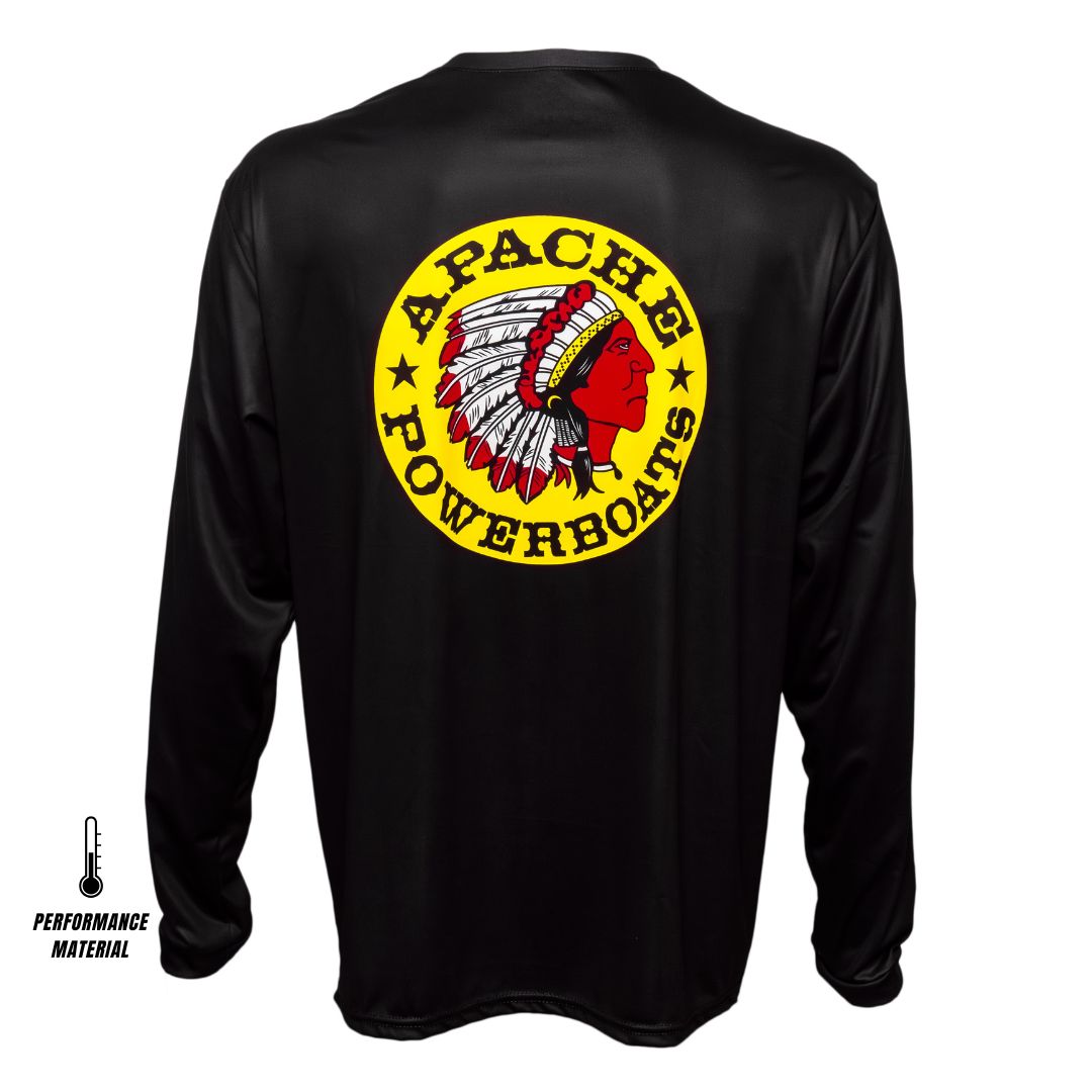 Represent'n Apache Performance Long Sleeve Shirt | Black