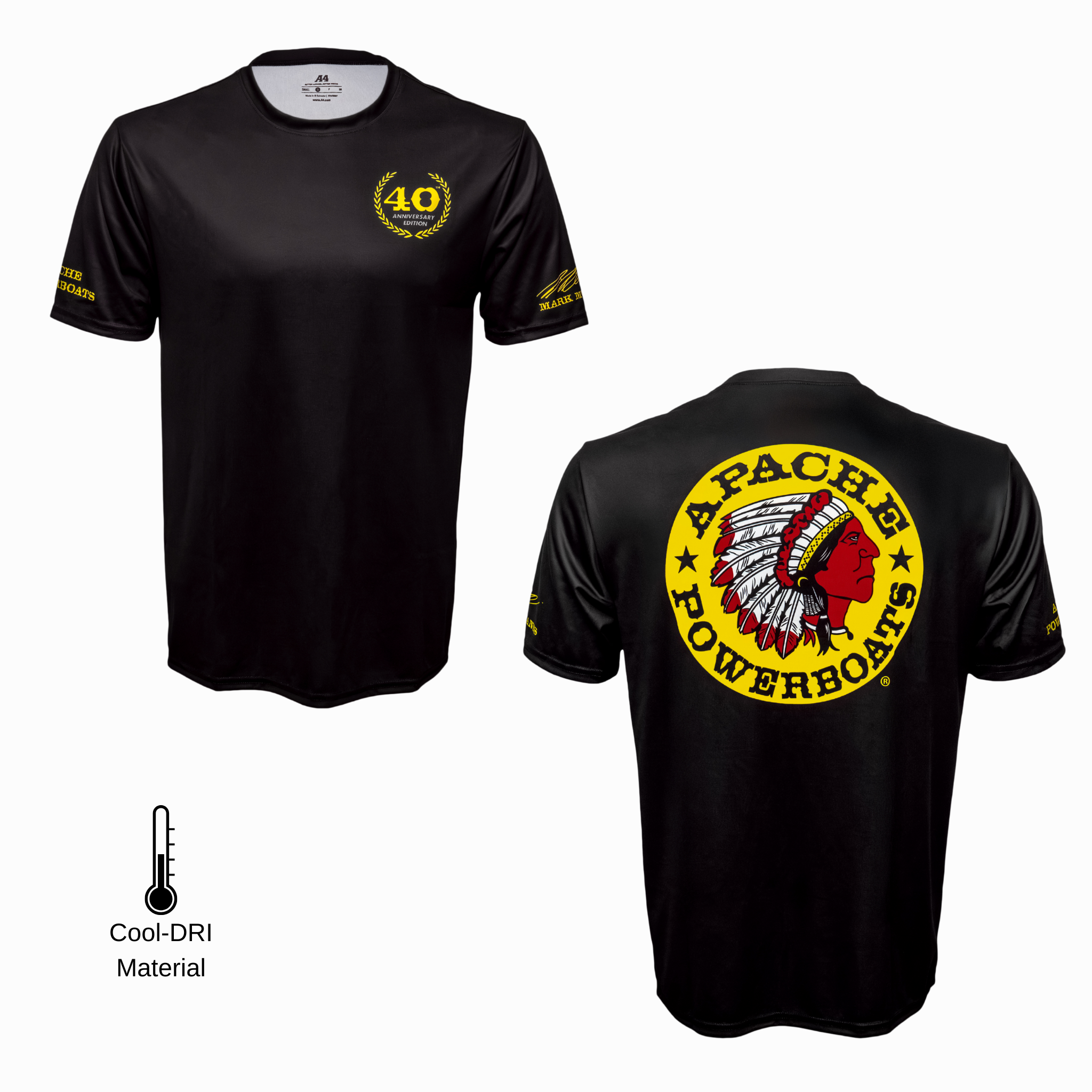 40th Anniversary Performance Tee – Apache Powerboats®