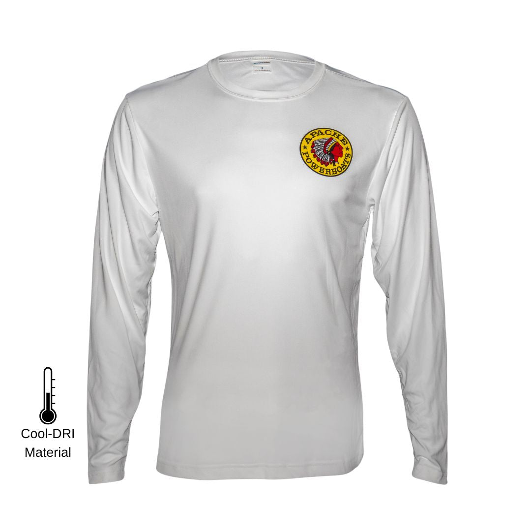 Represent'n Apache Performance Long Sleeve Shirt | White