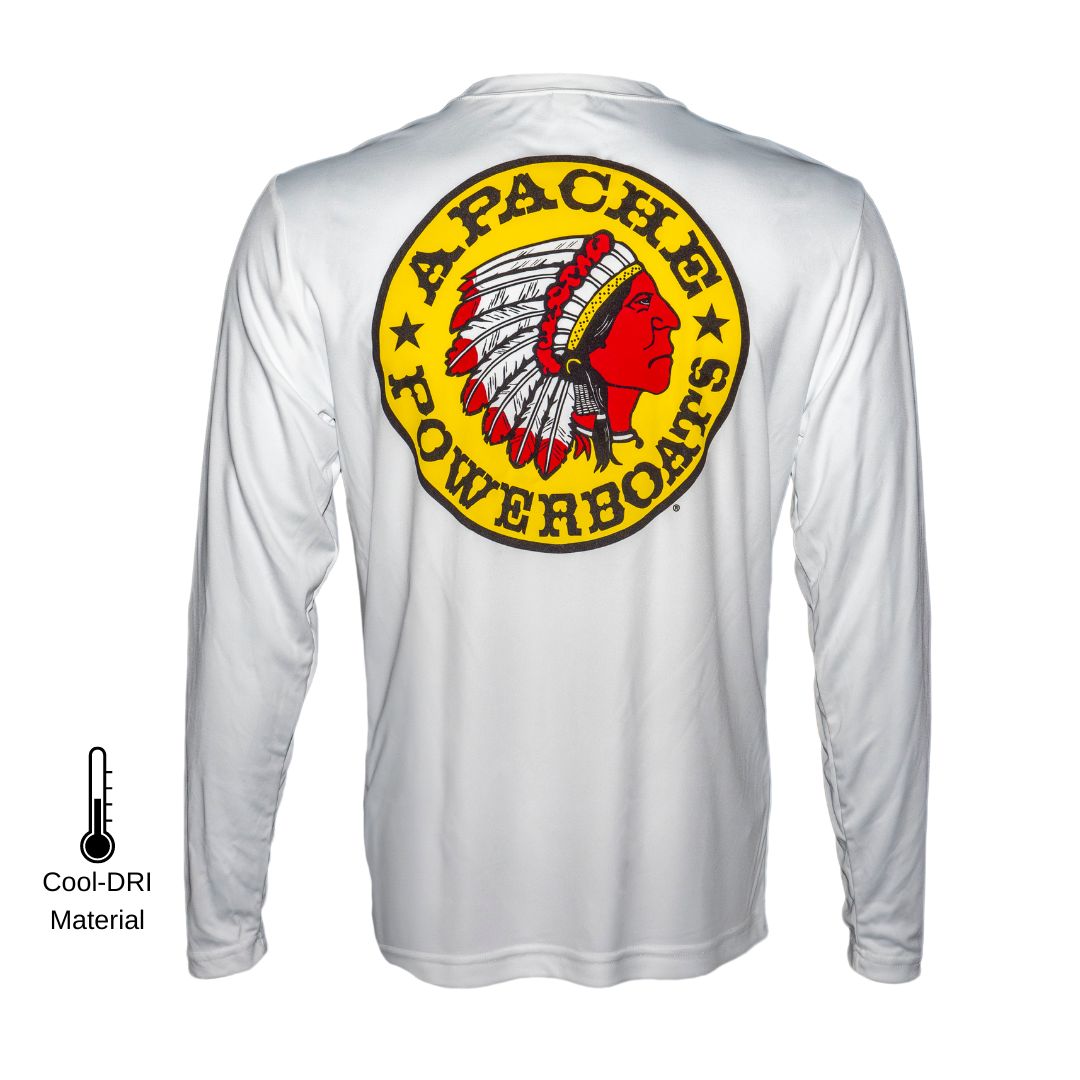 Represent'n Apache Performance Long Sleeve Shirt | White