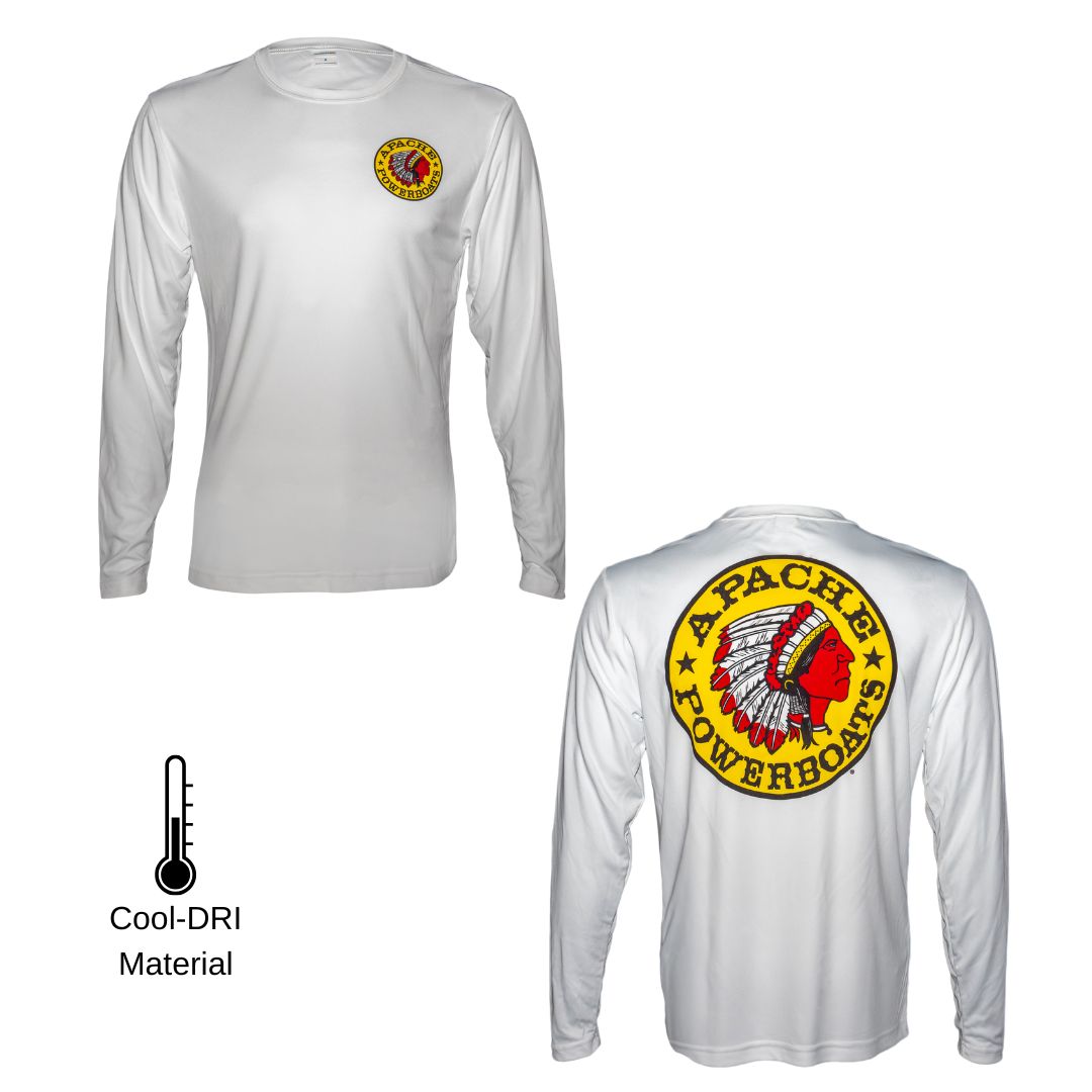 Represent'n Apache Performance Long Sleeve Shirt | White