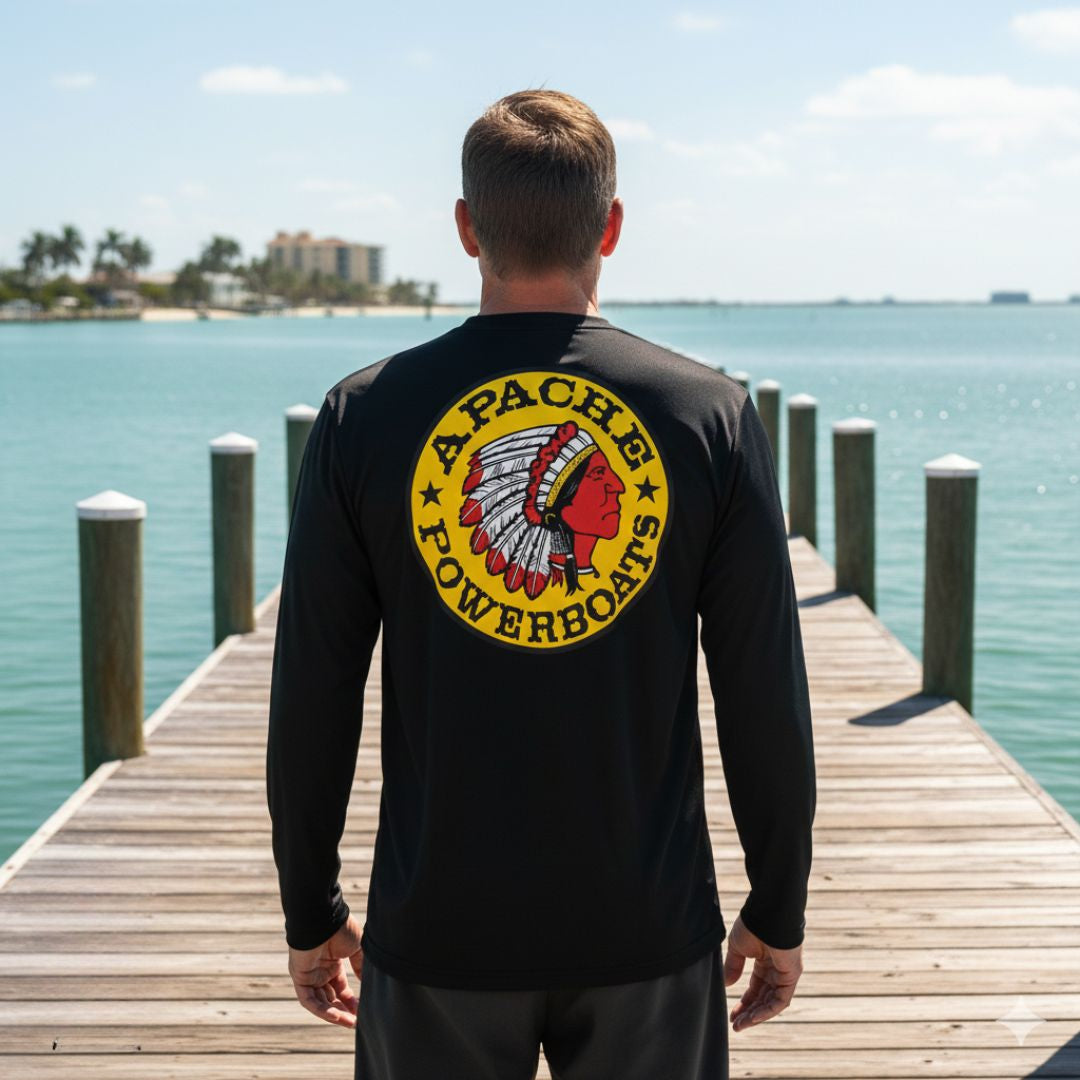 Represent'n Apache Performance Long Sleeve Shirt | Black