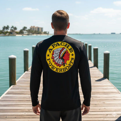 Represent'n Apache Performance Long Sleeve Shirt | Black