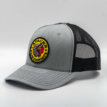 Represent'n Apache Premium Patch Trucker Hat | Heather Gray