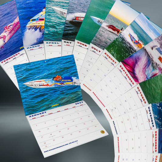 2027 Apache Powerboats Collectible Wall Calendar