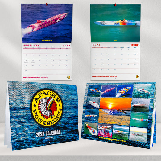 2027 Apache Powerboats Collectible Wall Calendar
