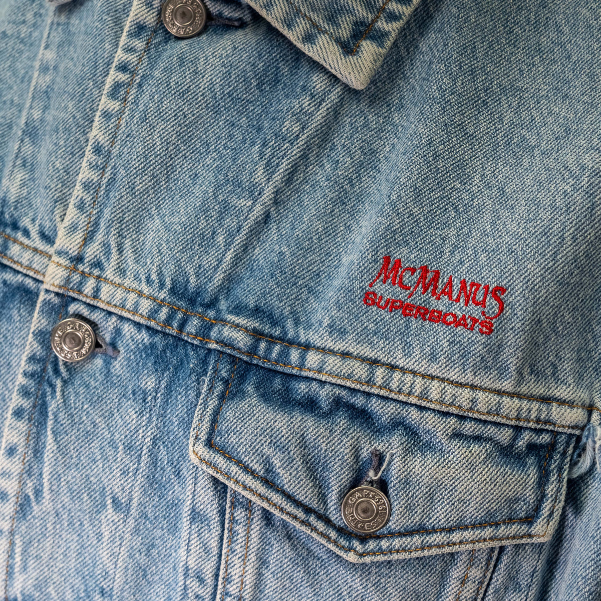 Vintage McManus Superboats Denim Jacket | GAP Denim | Medium
