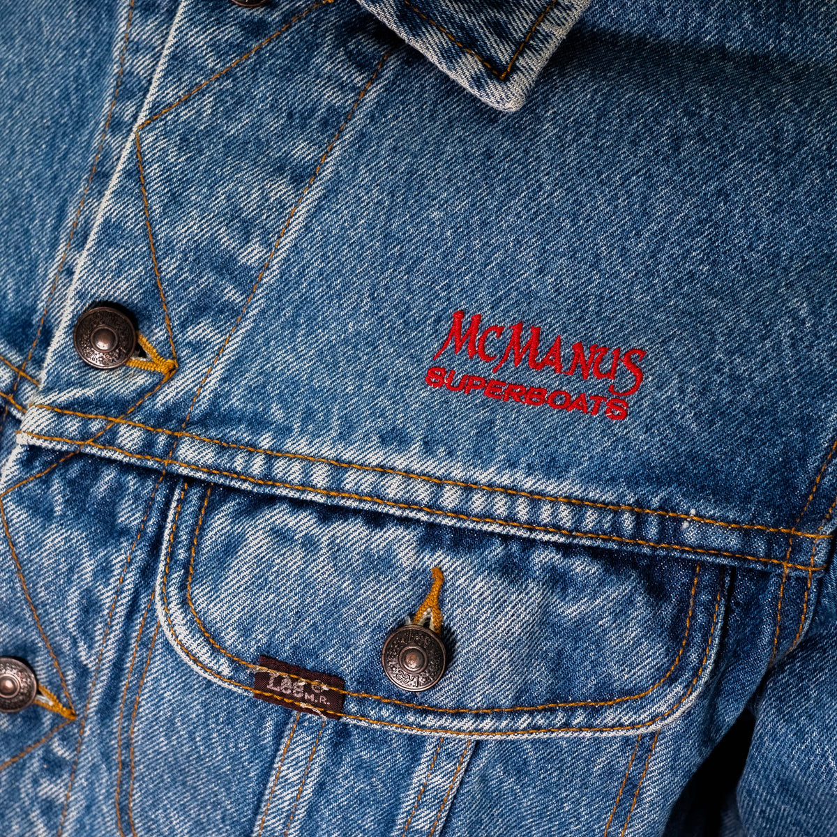 Vintage McManus Superboats Denim Jacket | Lee | Small