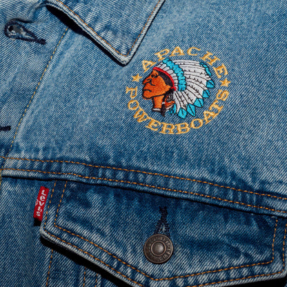 Vintage Apache Powerboats® Denim Jackets | Unisex | Men