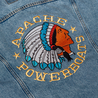 Vintage Apache Powerboats® Denim Jackets | Unisex | Men