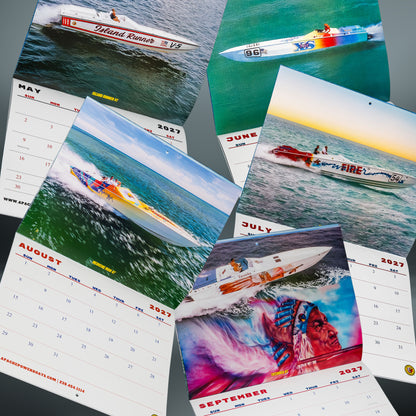 2027 Apache Powerboats Collectible Wall Calendar