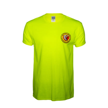 Represent'n Apache® Tee  | Safety Green