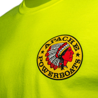 Represent'n Apache® Tee  | Safety Green