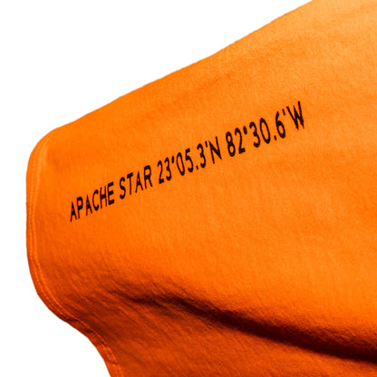 Official World Speed Record Apache Star Tee | Cotton/Performance | Safety Orange