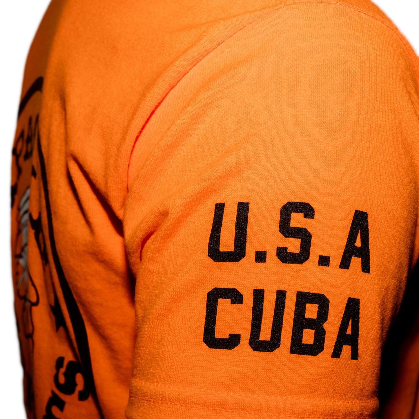 Official World Speed Record Apache Star Tee | Cotton/Performance | Safety Orange
