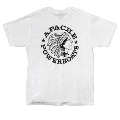Apache Powerboats Monochromatic Logo Tee | Various Logo Colors