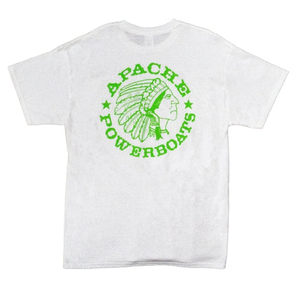 Apache Powerboats Monochromatic Logo Tee | Various Logo Colors